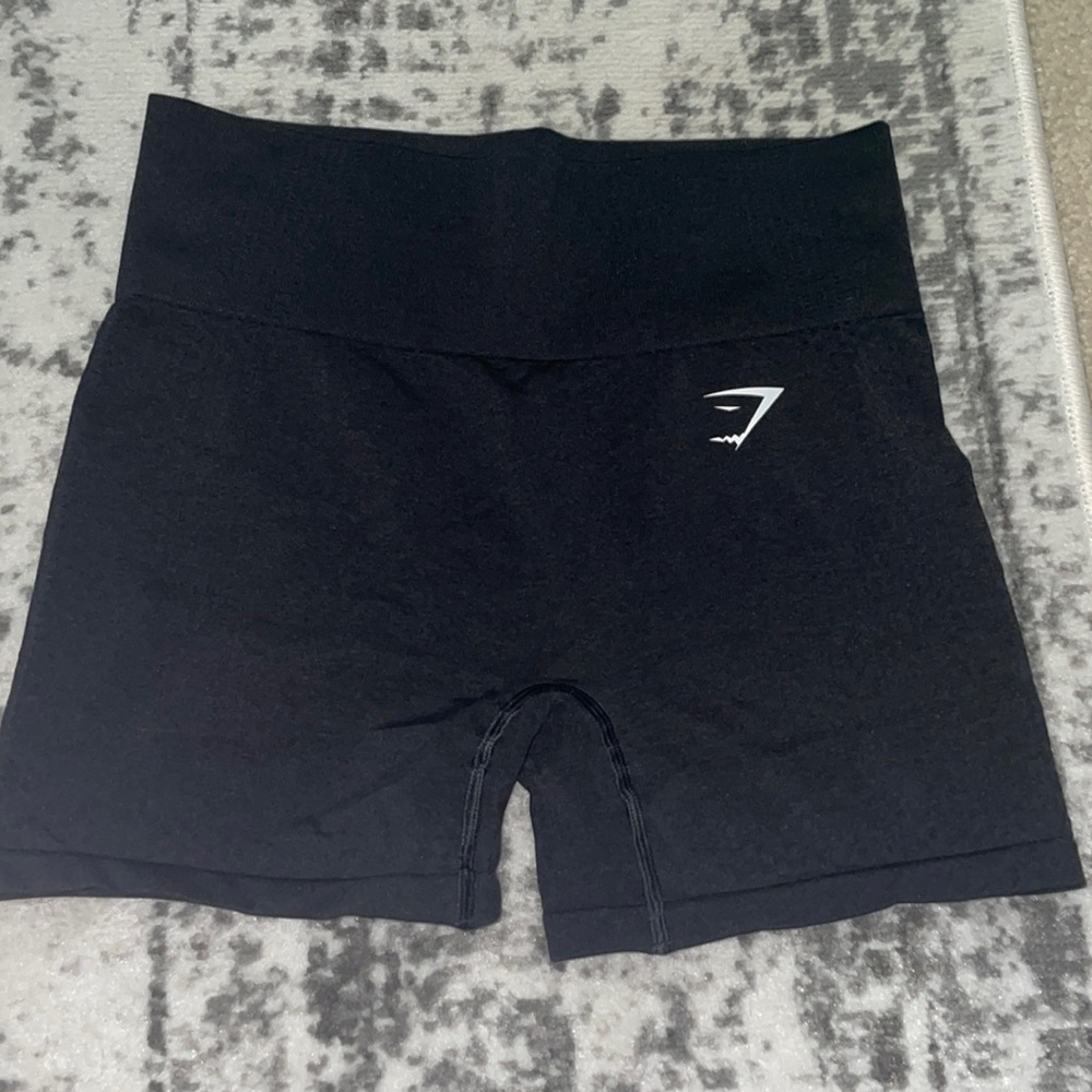 Gymshark black vital seamless shorts